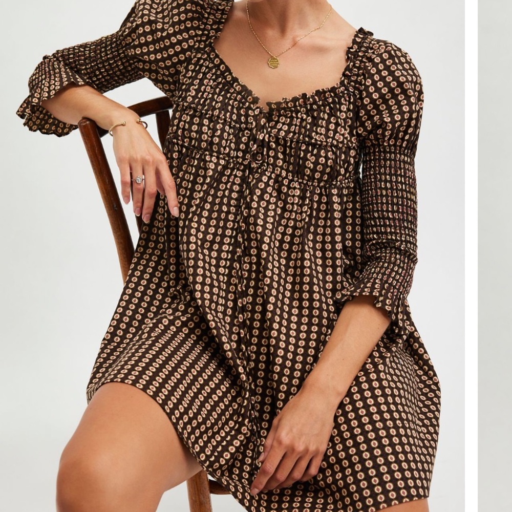 NWT Free People Star Dip Mini Dress
